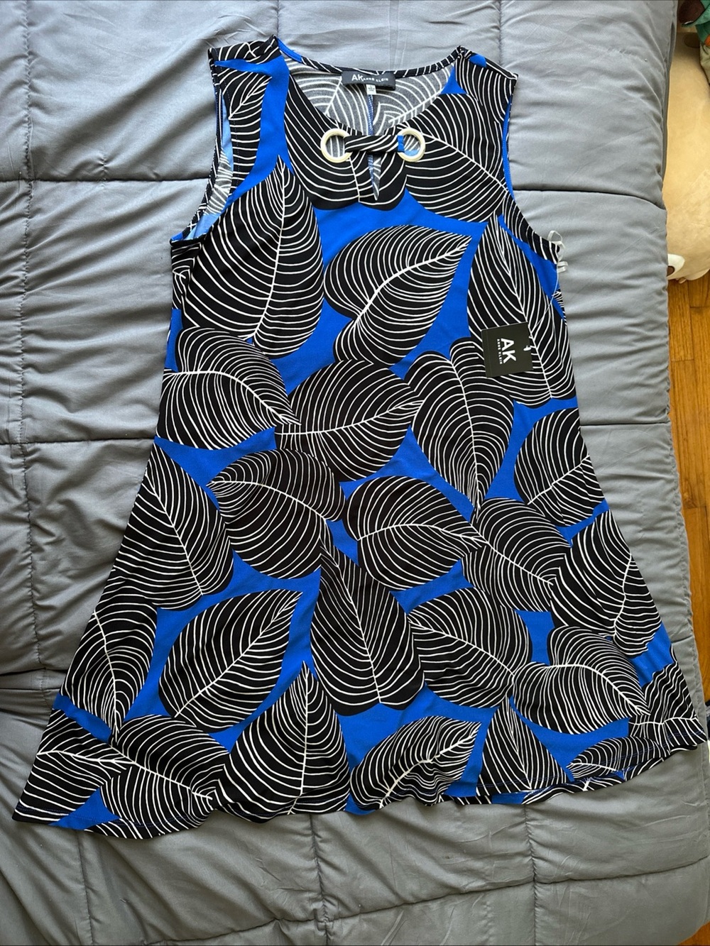 Anne Klein Patterned Dress New With Tags Size Large
